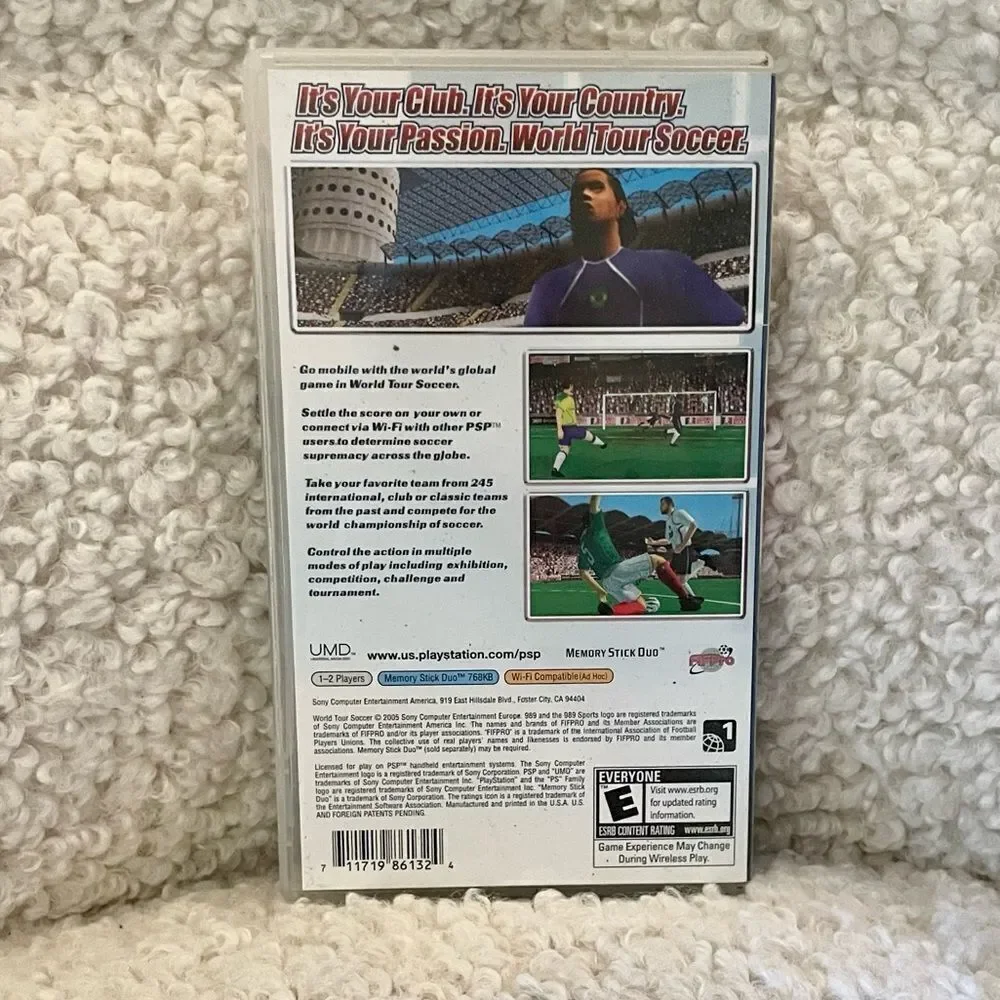 PlayStation Portable (PSP) World Tour Soccer 989 Sports Video Game